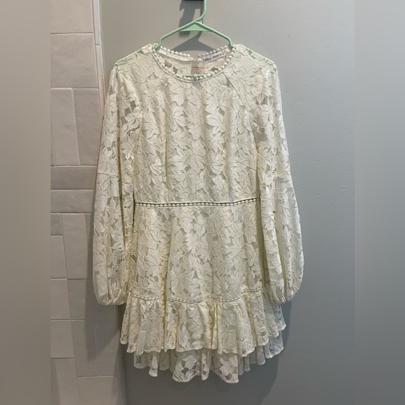 Lulus White Lace Dress - Picture 1 of 5